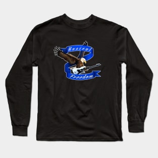 Eagle Guitar Musical Freedom Long Sleeve T-Shirt